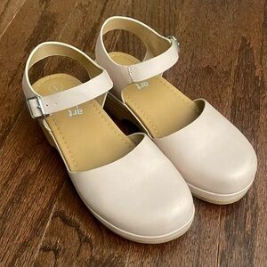 Blush Pink Clog Heels